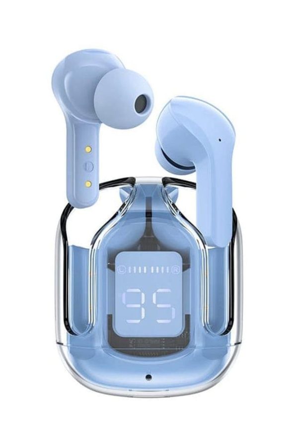 Noise-Cancelling Earbuds highlighting extended battery life