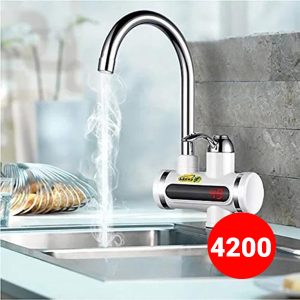 Instant 360° Electric Water Heating Faucet ,tap For Kitchens And Bathrooms | Shock-proof Design | Digital Temp° Display | Hot And Cold Water