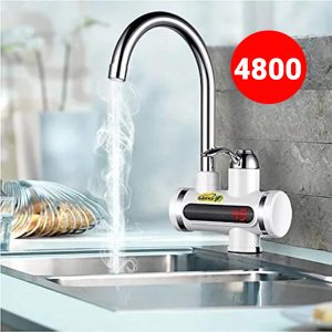 Instant 360° Electric Water Heating Faucet ,tap For Kitchens And Bathrooms | Shock-proof Design | Digital Temp° Display | Hot And Cold Water