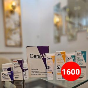 Cerave 4 In 1 Skincare Kit Night Cream, Sunblock, Cleanser & Serum For Radiant Skin