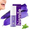 Teeth Whitening Toothpaste – Smooth purple formula in 30ml pack.