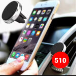 Magnetic Mobile Phone Holder - 360° Rotation for Car Use