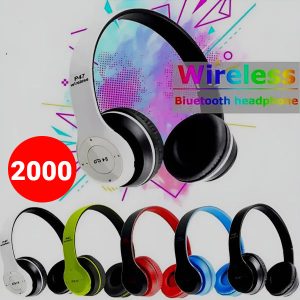 P47 Wireless Headphones Invincible Ultra Small Bluetooth Headset For Gaming (Random Color)