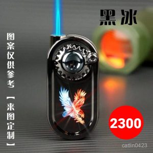 1 Piece Refillable Fancy Spinner Light Lighter | Best Quality Light Lighter | Lighter For Cigarette | Spinner Lighter Metal Body (Random Color)
