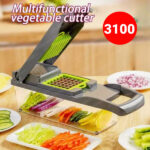 16 In1 Mandoline Slicer Veggie Food Chopper Vegetable Cutter Tomato Carrot Grater Cheese French Onion Shredders Kitchen Tool