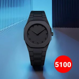 Black Aura Quartz Watch – Lightweight Design, Arabic Dial Black Aura Arabic Watch For Men – Trendy Fiber Plastic Timepiece With Arabic Numerals