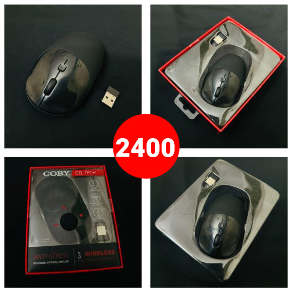 computer-laptop-mouse-coby-gel-tech-anti-stress-silicon-optical-wireless-mouse-3-button-laser-optical-wireless-range-up-to-9ft - 1 price 2