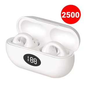 Ear Cuff Wireless Earbuds With Earhooks Mini Bone Earcuffs Headphones Waterproof Cycling Earpiece Noise Sports Earphones (Random Color)