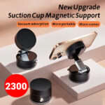 Universal Vacuum Magnetic Suction Cup Stand | Double-sided Folding Swivel Phone Holder