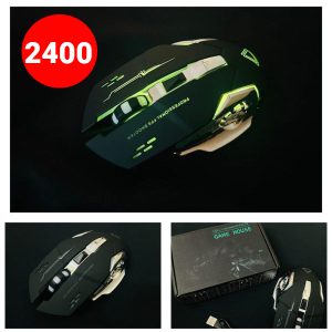Wireless & Rechargeable Gaming Mouse LED Light Mouse | Ultimate Gaming Wireless Mouse For Laptop Pc Computer Gamer